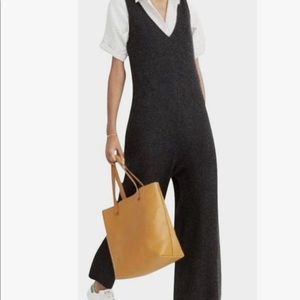 Madewell wide-leg woolen romper